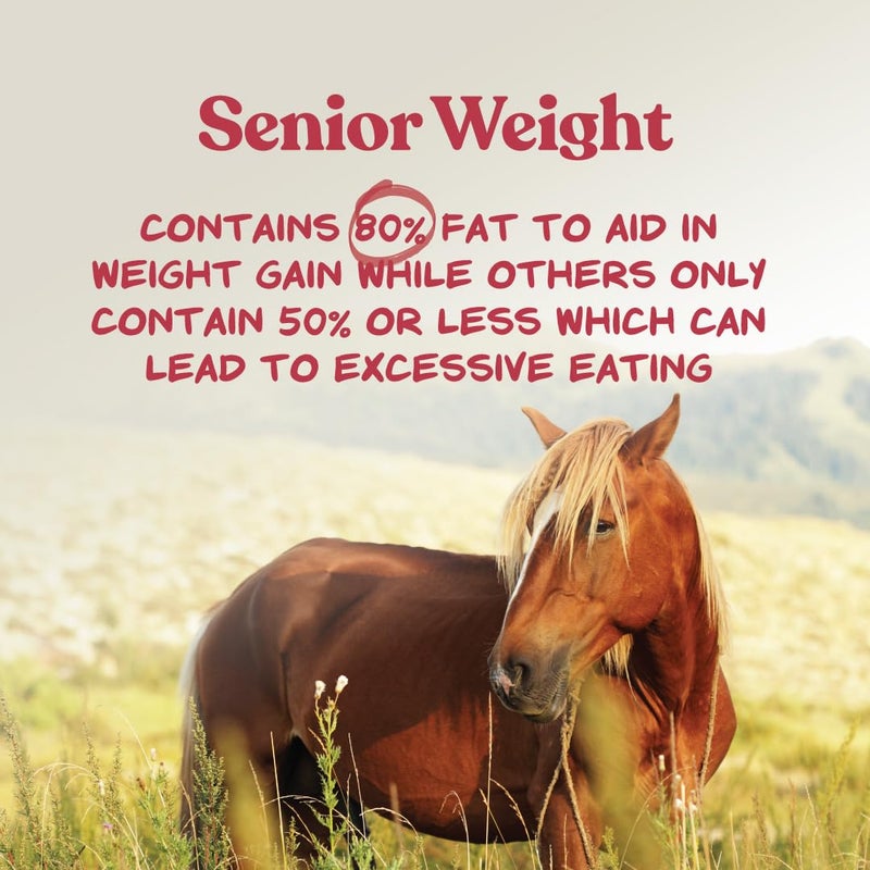 Manna Pro Weight Accelerator for Senior Horses - Weight Gain and Muscle Support Supplement with Omega 3 Fatty Acids and Flaxseed - High-Calorie Feed Topper for Horses - 8 lb Bag - Image 3
